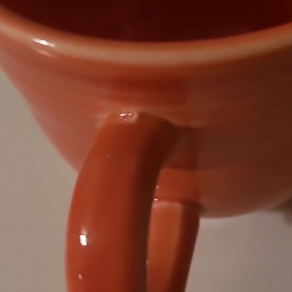 Fiestaware Orange Cup and Saucer Set - Picture 5 of 9